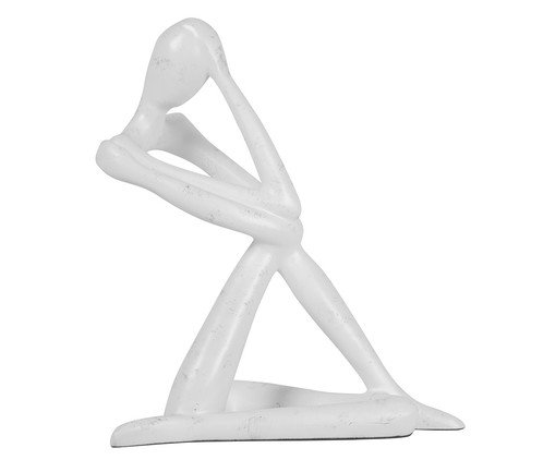 Adorno Solo Mármore Branca, Branco | WestwingNow