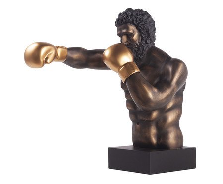 Adorno Pugilista Dourado Envelhecido | Westwing