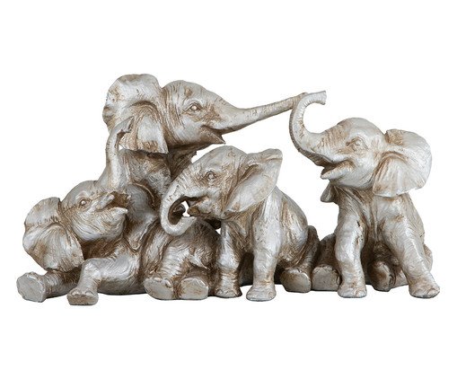 Adorno Manada de Elefante, Colorido | WestwingNow