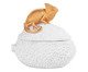 Pote Decorativo Camaleão Branco, Branco | WestwingNow