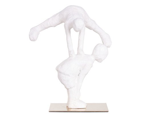 Adorno Brincando de Pula Cela, Branco | WestwingNow