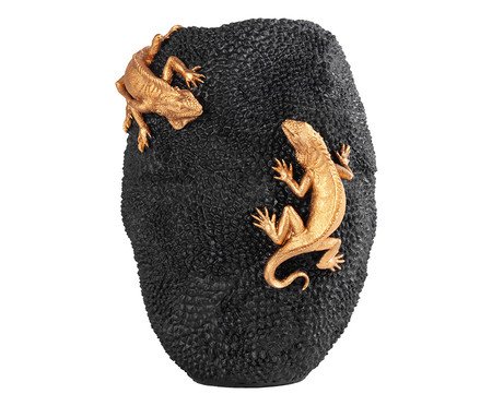 Vaso Camaleão Preto | Westwing