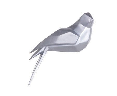 Adorno Pássaro Na Prateleira Lado Esquerdo Prateado | Westwing