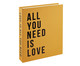 Book Box All You Need Is Love - Amarelo, Cobre,preto | WestwingNow