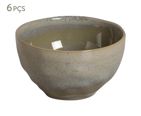 Jogo de Bowls Orgânico Green Granite | Westwing