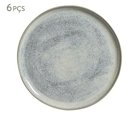 Jogo de Pratos Raso Bio Green Granite | Westwing