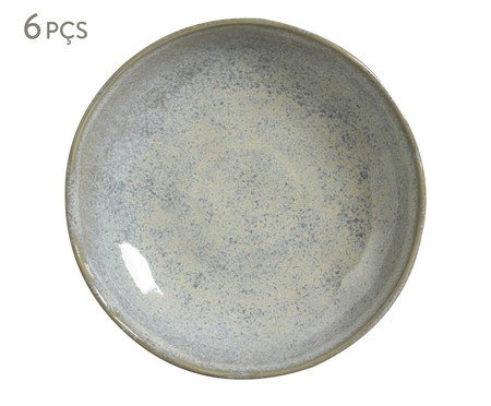 Jogo de Pratos Fundo Bio Green Granite | Westwing