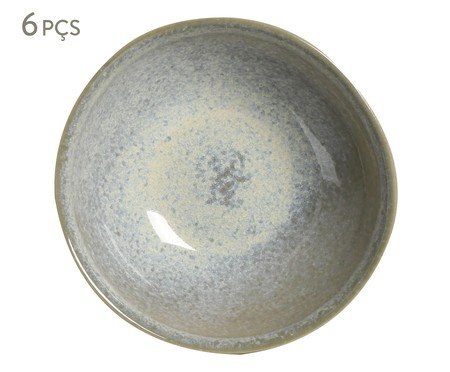 Jogo de Cumbucas Coup Stoneware Green Granite