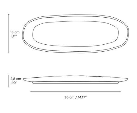 Jogo de Travessas Rasas Orgânico Clay | Westwing