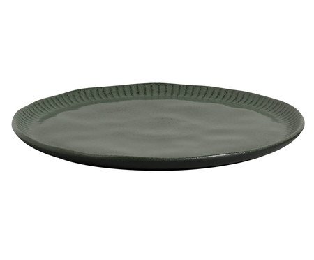 Jogo de Pratos Raso Linhas Greenery Verde | Westwing