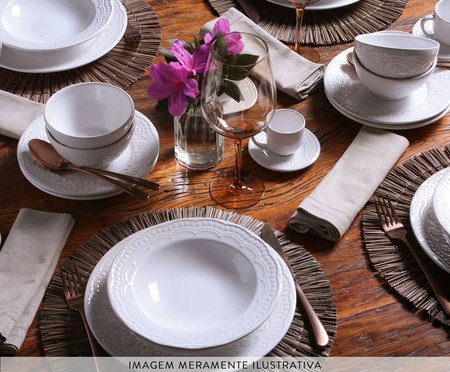 Aparelho de Jantar Madeleine Branco | Westwing