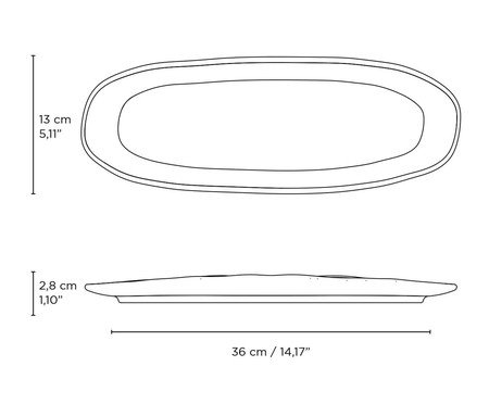 Jogo de Travessas Oval Rasa Orgânico Litchi Rosa | Westwing