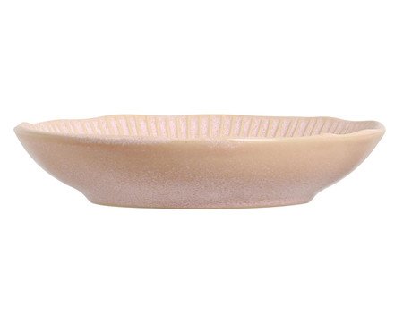 Jogo de Pratos Fundo Linhas Litchi Rosa | Westwing