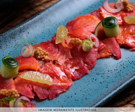 Jogo de Travessas Retangular Média Night Sky Azul | Westwing