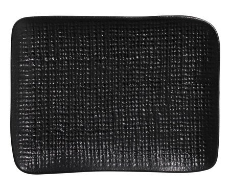 Jogo de Travessas Juta Preto Matte | Westwing