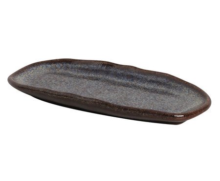 Jogo de Travessas Oval Rasa Mini Titanium Azul Escuro | Westwing