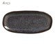 Jogo de Travessas Oval Rasa Mini Titanium Azul Escuro, Preto | WestwingNow