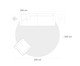 Tapete Vogue Debrum Delphi - 120cm, Cinza | WestwingNow