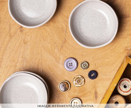 Jogo de Mini Manteigueiras Linho | Westwing