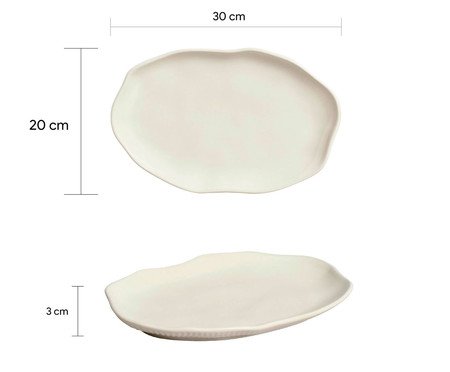 Jogo de Travessas Rasas Bio Clay | Westwing