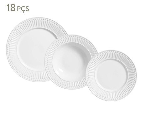 Jogo de Jantar Roma Branco | Westwing