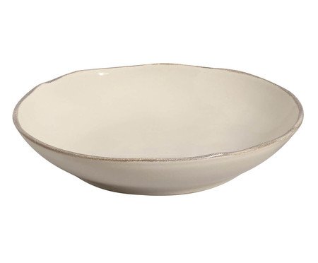 Jogo de Pratos Fundo Bio Rustic Clay Abstrato - 25cm | Westwing