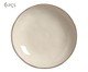 Jogo de Pratos Fundo Bio Rustic Clay Abstrato - 25cm, Bege | WestwingNow