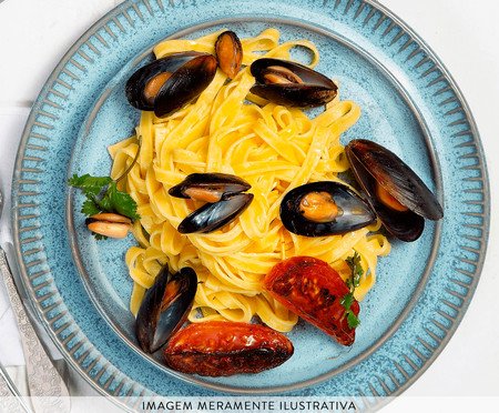 Jogo de Pratos para Sobremesa Bio Breeze Azul Claro | Westwing