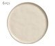 Jogo de Pratos para Sobremesa Bio Rustic Clay Abstrato, Bege | WestwingNow