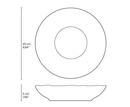 Jogo de Pratos Fundo Bio Breeze Azul Claro | Westwing