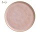 Jogo de Pratos Raso Linhas Litchi Rosa, Rosa | WestwingNow