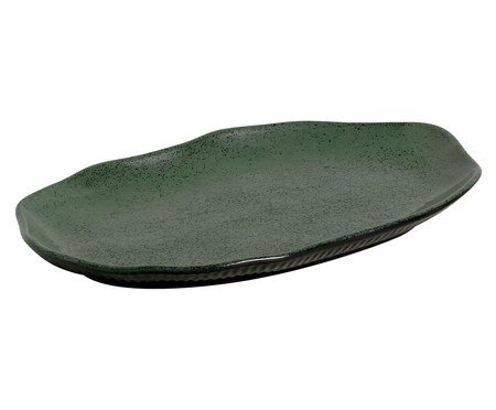 Jogo de Travessas Oval Rasa Média Bio Greenery Verde | Westwing