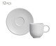 Jogo de Xícaras para Café Coup Stoneware Vit Cinza, Branco | WestwingNow