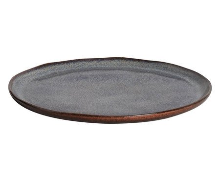 Jogo de Pratos Raso Bio Titanium Azul Escuro | Westwing