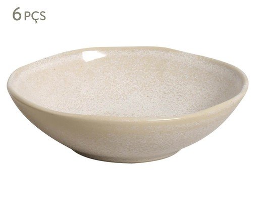 Jogo de Cumbucas Orgânico Latte Cru, Bege | WestwingNow