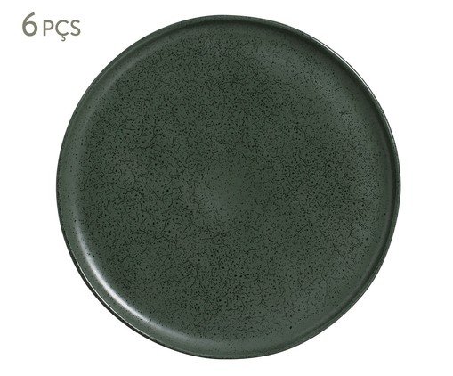 Jogo de Pratos Raso Bio Greenery Verde, Verde | WestwingNow
