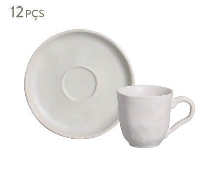 Jogo de Xícaras para Café Bio Vit Cinza | Westwing