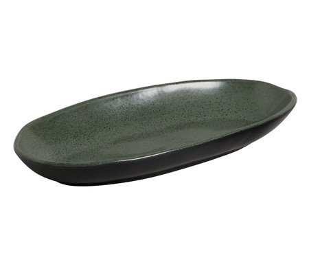 Jogo de Travessas Oval Funda Orgânico Greenery Verde | Westwing