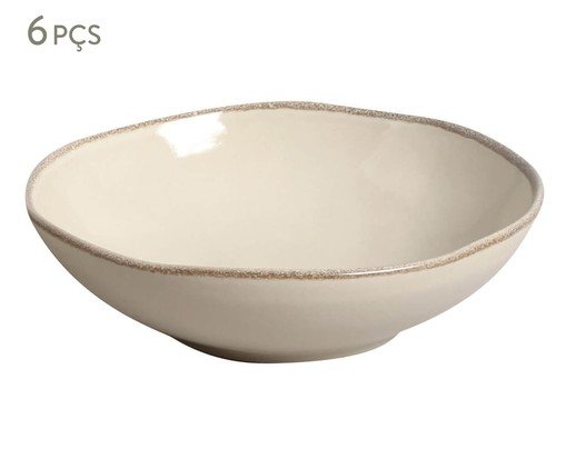 Jogo de Cumbucas Orgânico Rustic Clay, Bege | WestwingNow