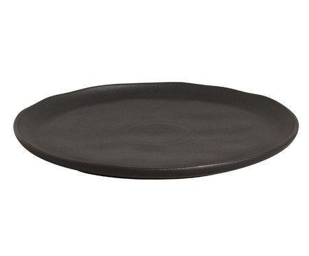 Jogo de Pratos Raso Bio Matte Preto - 29cm | Westwing