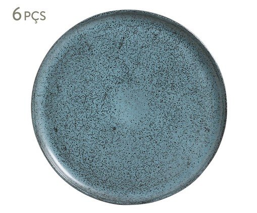 Jogo de Pratos Raso Bio Night Sky Azul, Azul | WestwingNow