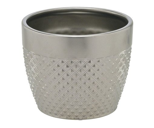 Cachepot Apuleio Prateado, PRATA | WestwingNow