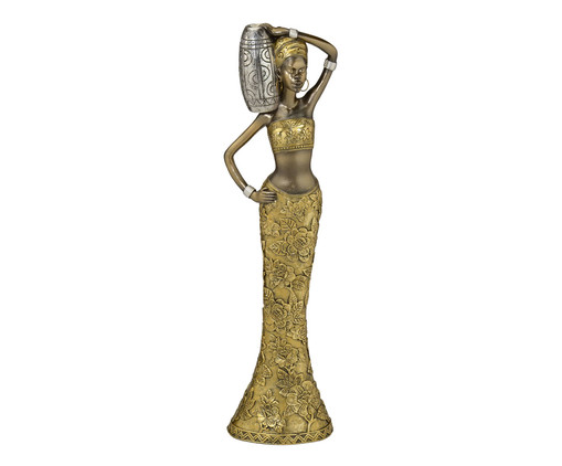 Africana Decorativa Tau Dourado e Acrobeado, DOURADO/BRONZE | WestwingNow