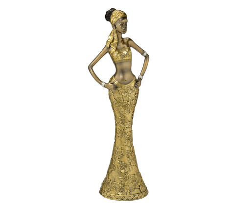 Africana Decorativa Tamirat Dourado e Acrobeado, DOURADO/BRONZE | WestwingNow