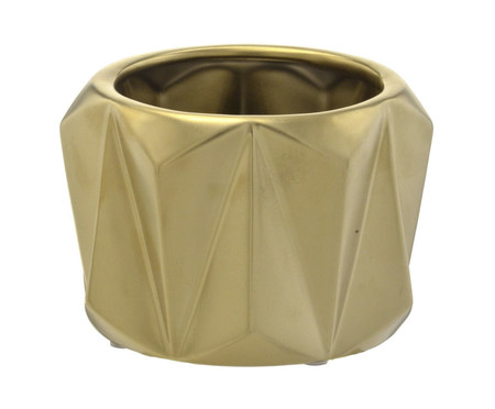 Cachepot Ajacopa Dourado