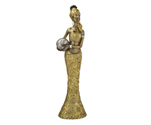 Africana Decorativa Tawonga Dourado e Acrobeado, DOURADO/BRONZE | WestwingNow