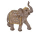 Elefante Decorativo Eisleben Marrom e Dourado, MARROM/DOURADO | WestwingNow