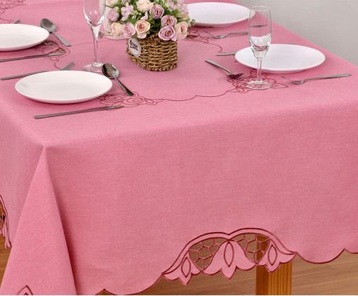 Toalha de Mesa Tulipas Blush, Rosa | WestwingNow