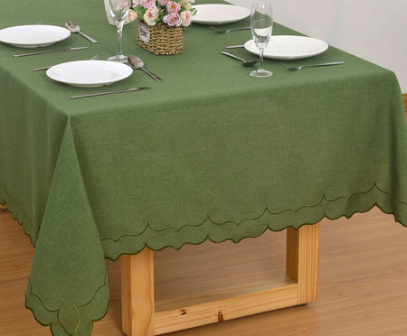 Toalha de Mesa Moldura Green