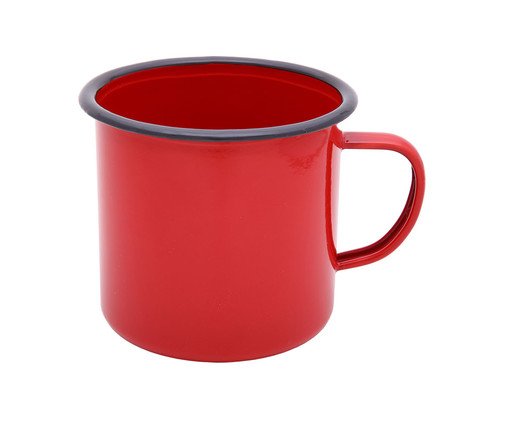 Caneca Esmaltada Red, grey | WestwingNow